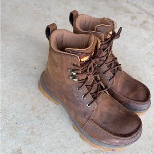 Twisted X Tan and Brown Heavy-Duty Boots